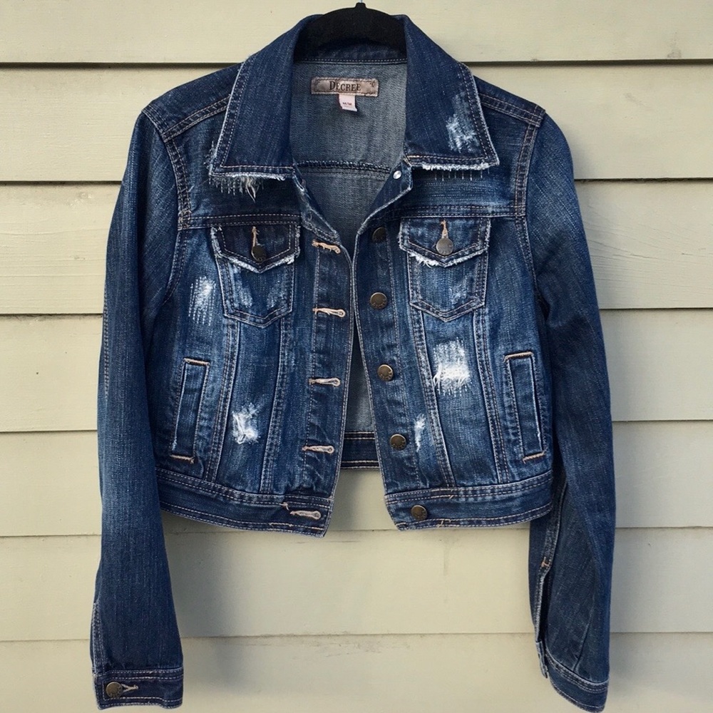 Momento Mori Winged Hourglass Hocus Pocus Cemetery Inspired Custom Jean Jacket - Picture 15 of 15
